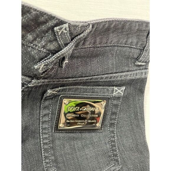 Dolce & Gabbana Skinny Ankle Zip Low Rise Jeans Black Gray Women’s 38 IT 28x31” - Picture 8 of 13